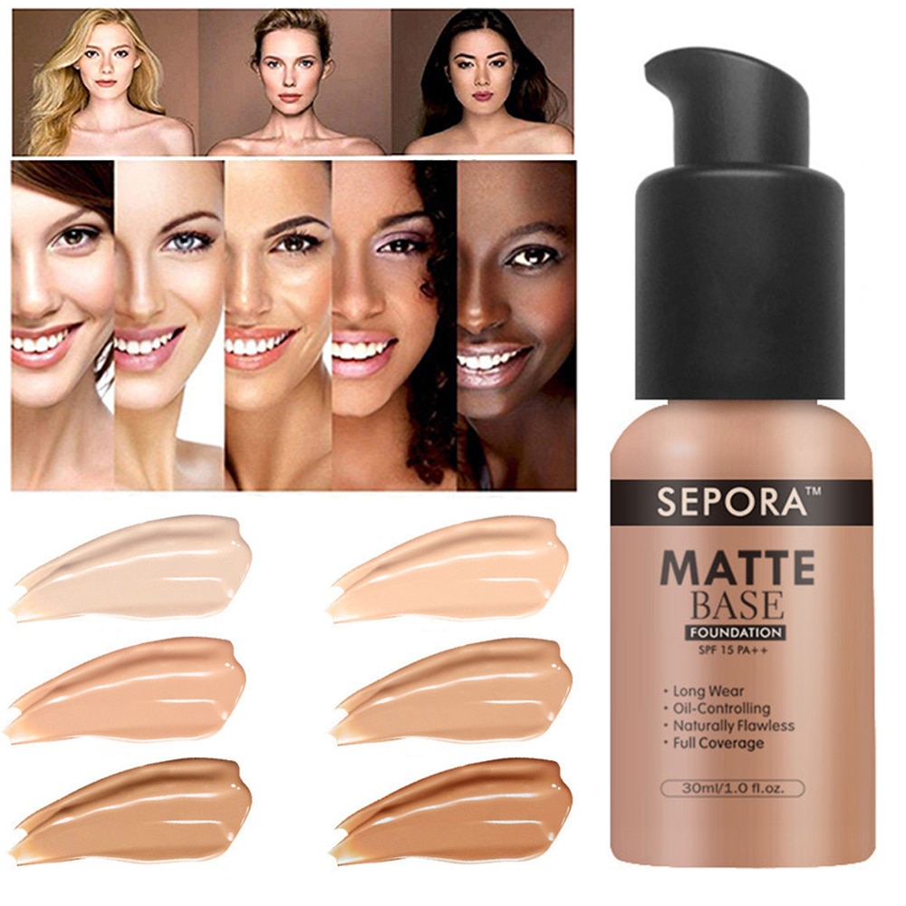 30ml-Face-Matte-Liquid-Foundation-Base-Makeup-Oil-Control-24-Hours-Lasting-Concealer-Full-Coverage-Waterproof 30ml-Face-Matte-Liquid-Foundation-Base-Makeup-Oil-Control-24-Hours-Lasting-Concealer-Full-Coverage-Waterproof