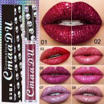 Laser Diamond Lip Gloss Moisture lipstick Metal Makeups Lip Cosmetics Liquid Lip Tint 3.5ml