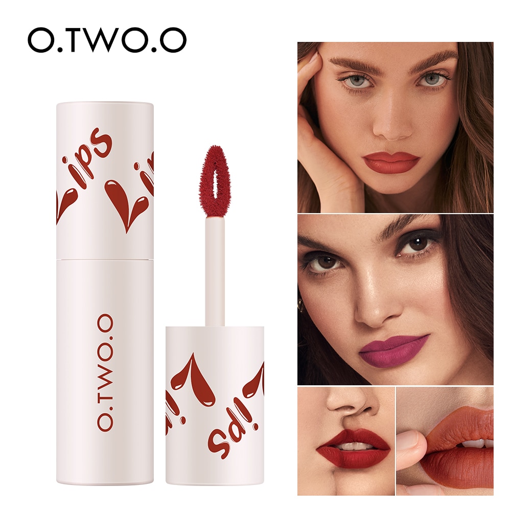 O-TWO-O-Velvet-Matte-Lip-18-Shades-Lip-Mud-Long-Lasting-Women-Fashion-Waterproof-Lip O-TWO-O-Velvet-Matte-Lip-18-Shades-Lip-Mud-Long-Lasting-Women-Fashion-Waterproof-Lip